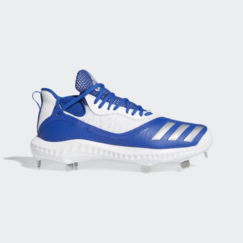 Adidas Men's Icon V Bounce Iced Out Baseball Cleats Royal/Silver Metal/White Ireland EE4129